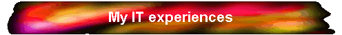 My IT experiences